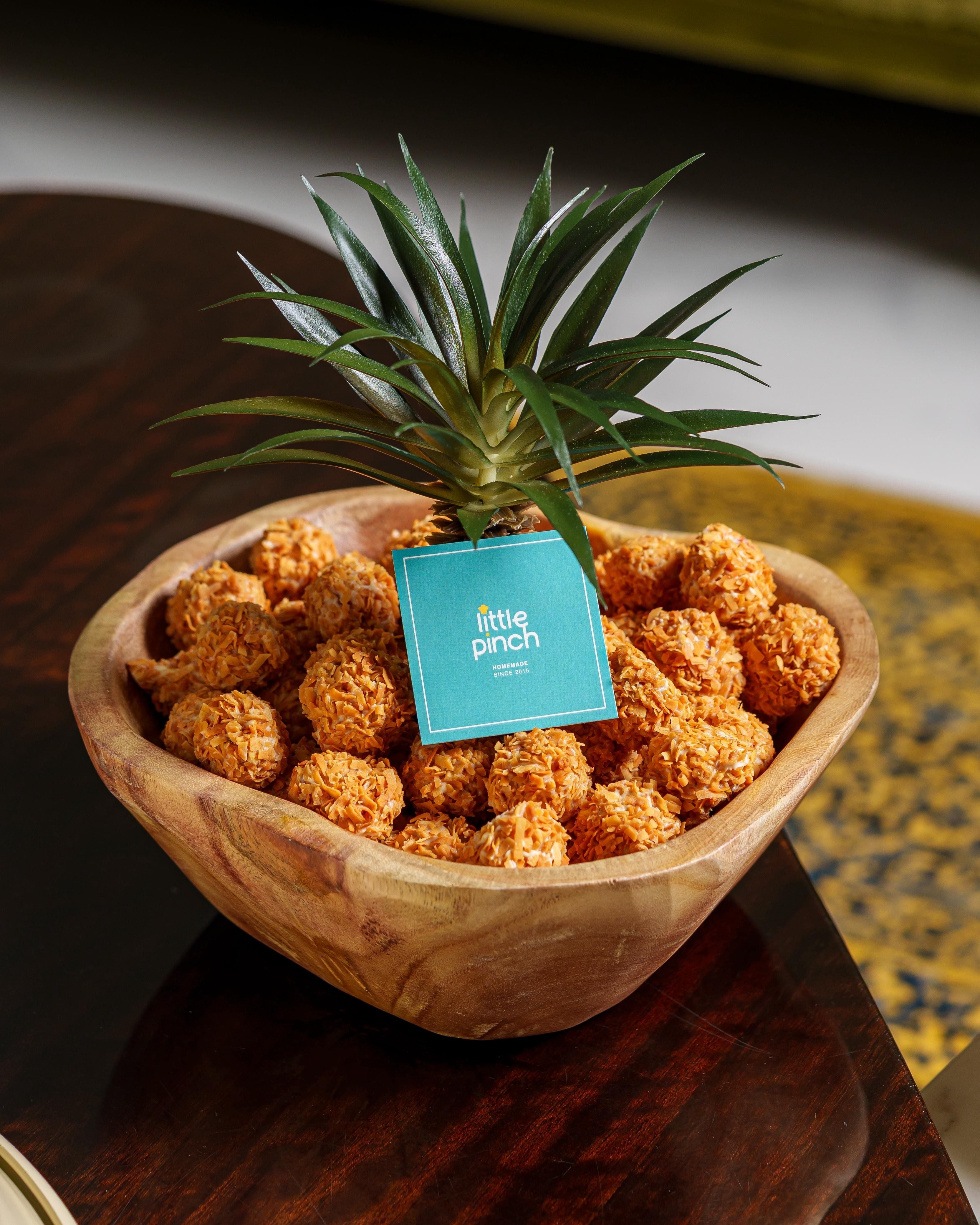 Raspberry Palm Bowl